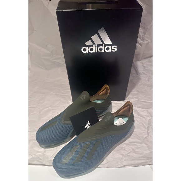 Adidas X 18+ FG. Rare. DB2216 - US 9 - Football - Soccer Cleat - Raw Green main image 5